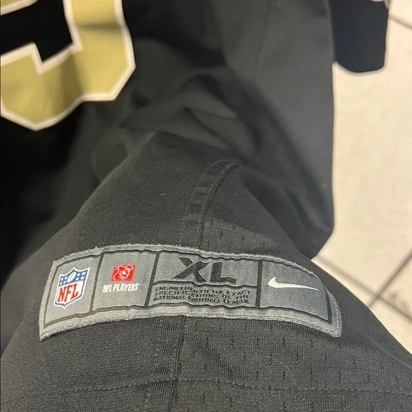 NFL Black and Gold Drew Brees On-Field Jersey - Picture 3 of 5